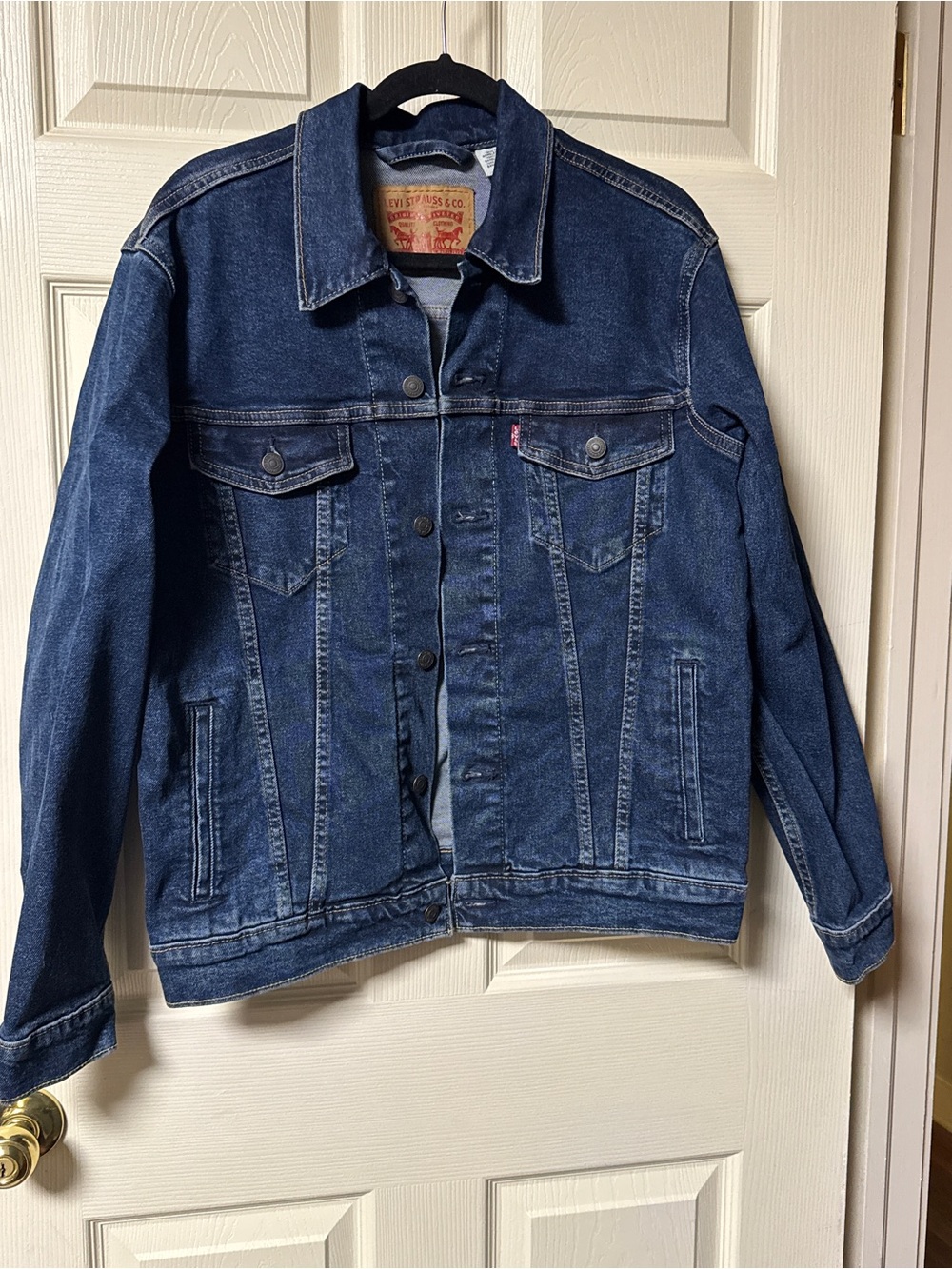 Levi's Dark Blue Denim Jacket - Classic Trucker Style